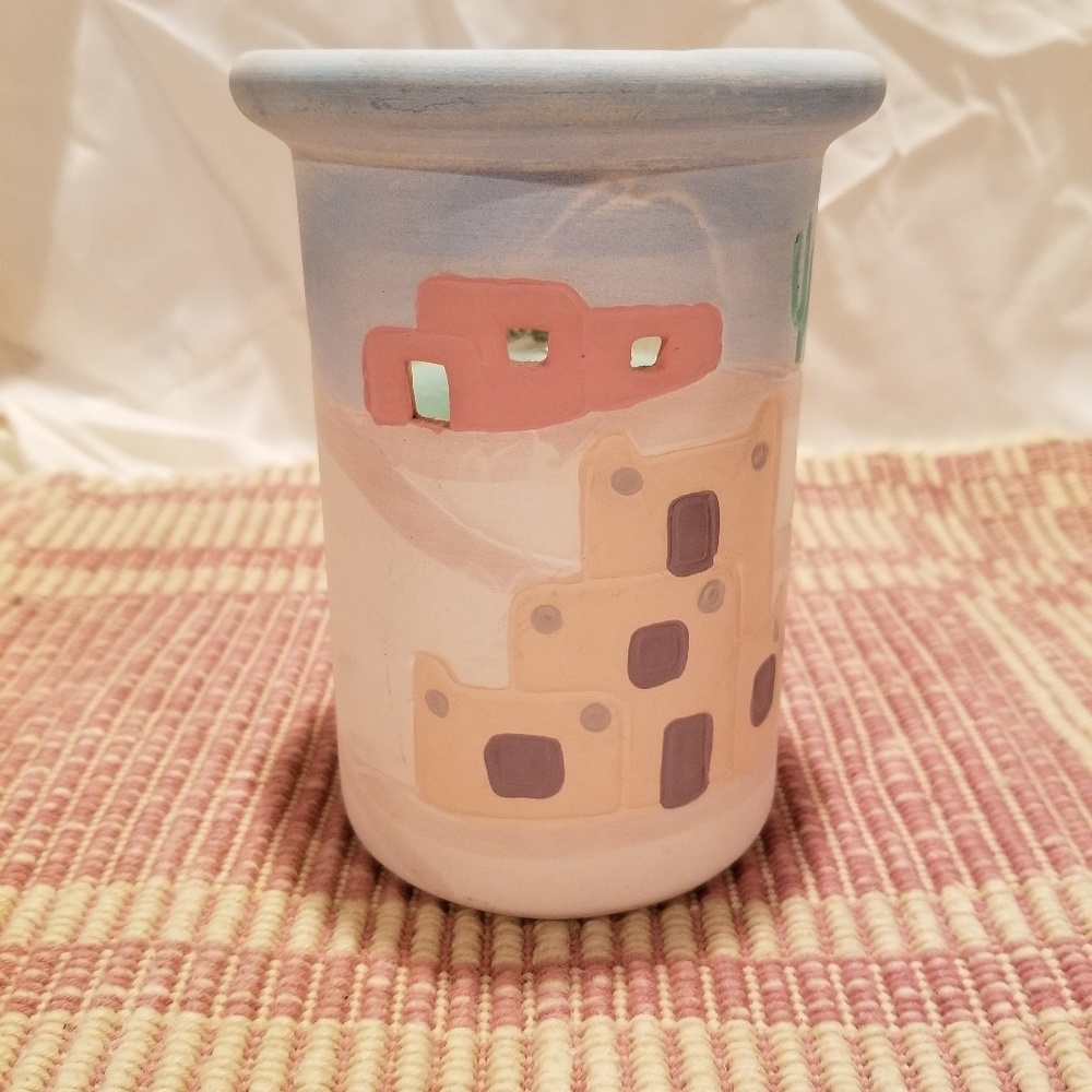 South Western themed candle